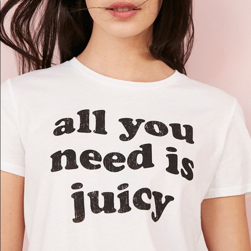 juicy couture for urban outfitters tee
